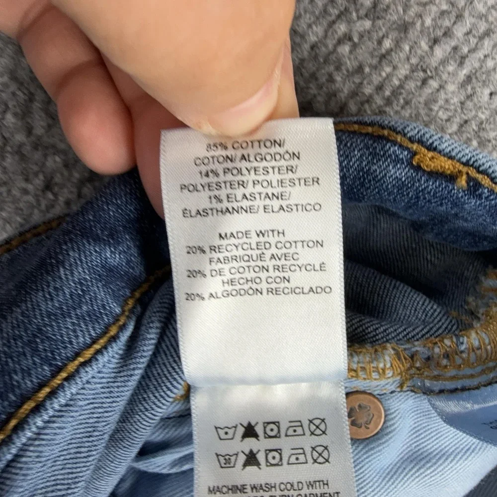Lucky Brand 223 Straight Jeans Mens 38x32 Blue Medium Wash Stretch Denim Pants